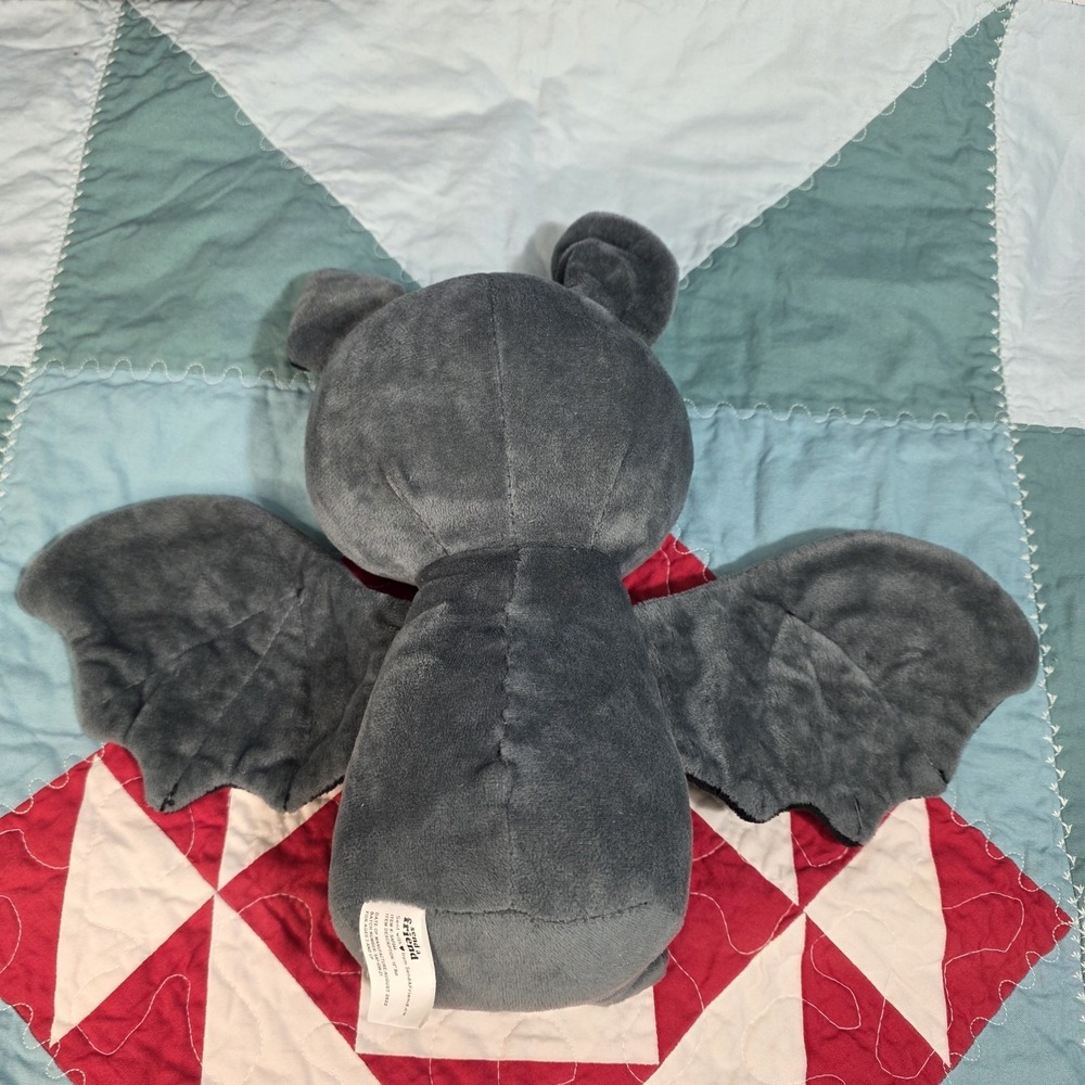 Send A Friend 12" Plush Binks Bat Black Gray Black Stuffed Animal Toy - Picture 4 of 8